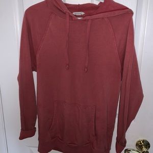 red hoodie